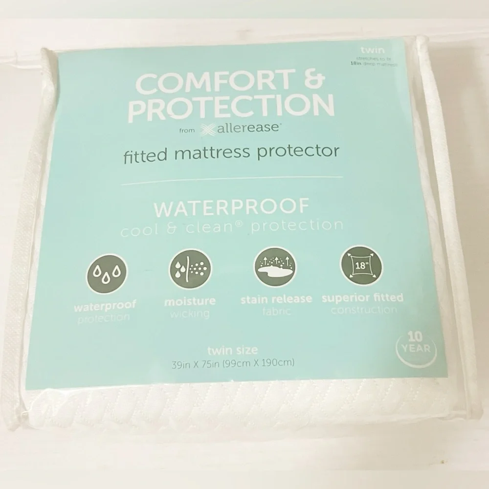 New Allerease waterproof fitted Mattress Protection - Picture 3 of 5